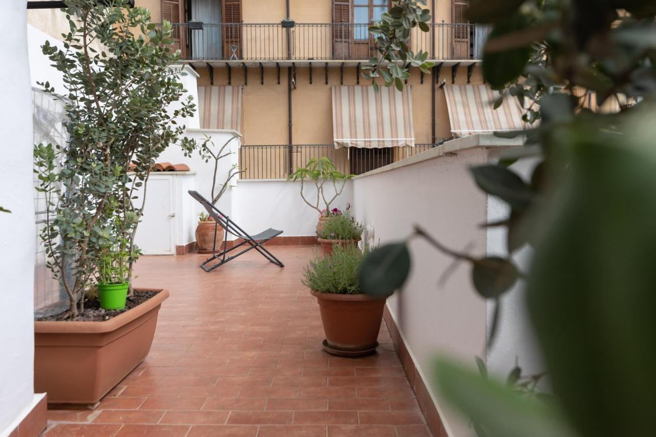 팔레르모 La Casa Del Cacciatore - Alloggio Con Terrazzo 아파트 외부 사진