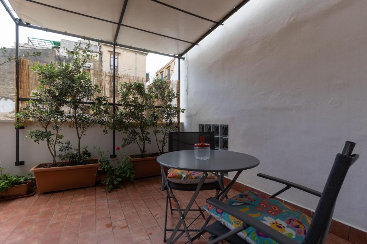 팔레르모 La Casa Del Cacciatore - Alloggio Con Terrazzo 아파트 외부 사진
